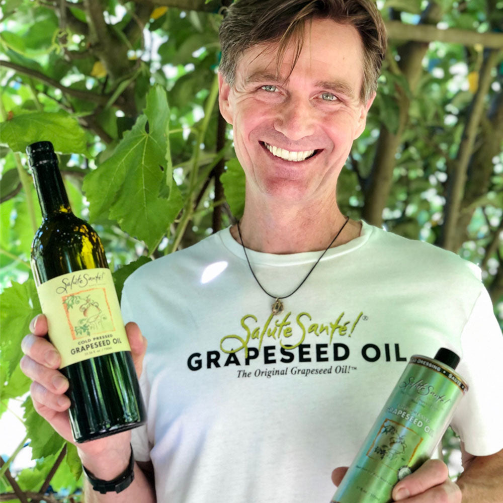 COLD PRESSED GRAPESEED OIL 750ML GLASS BOTTLE 3-PACK