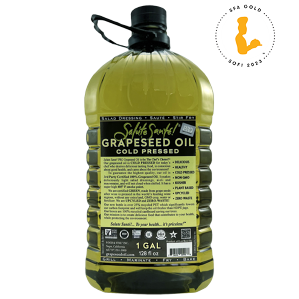 COLD PRESSED GRAPESEED OIL 1 GAL