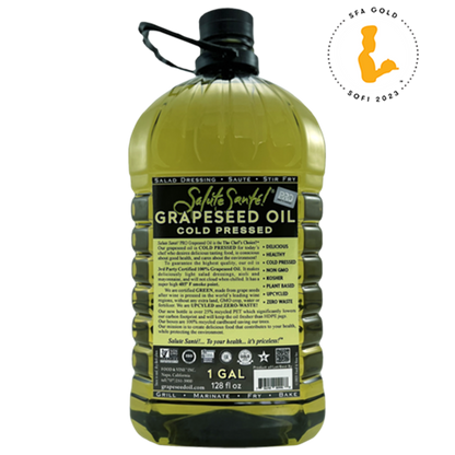 COLD PRESSED GRAPESEED OIL 1 GAL