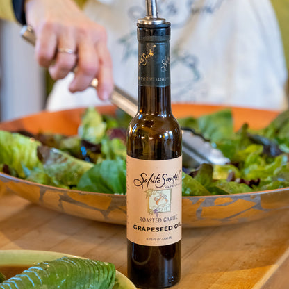 Roasted Garlic Grapeseed Oil 200ml bottle