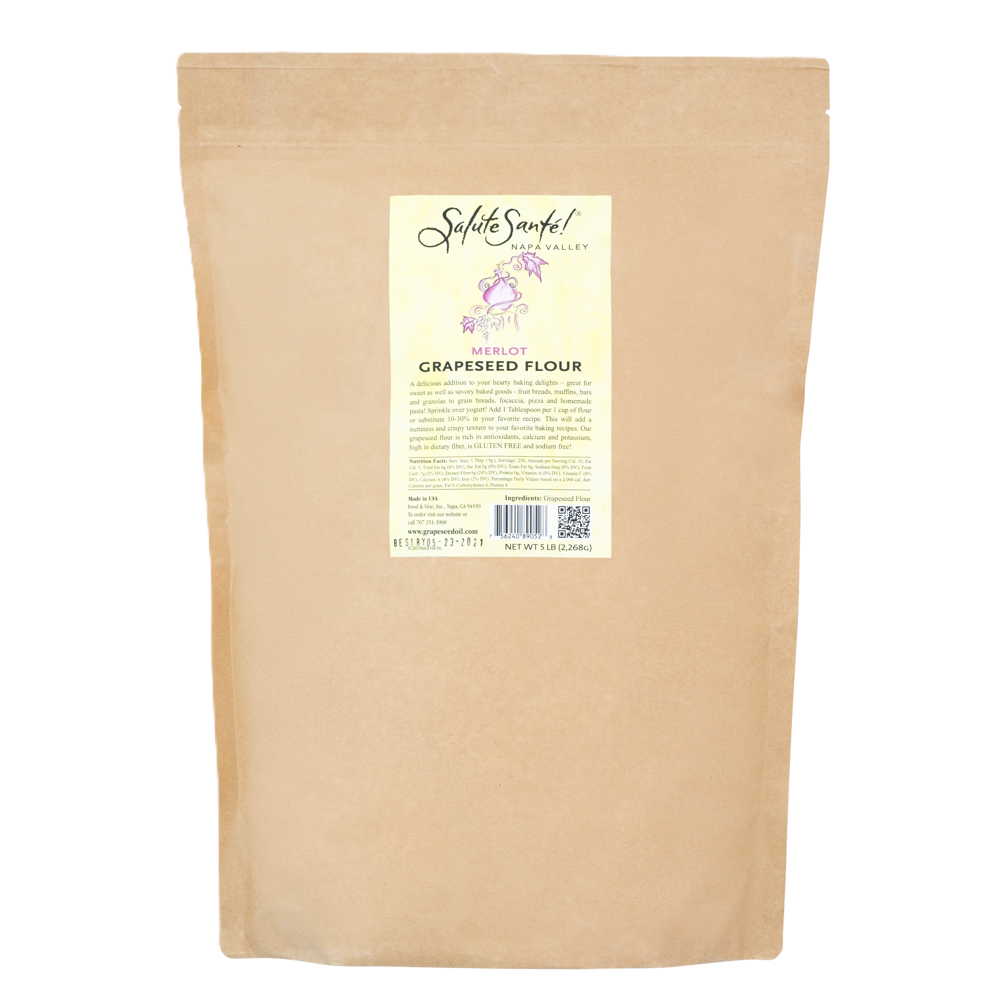 Merlot Grapeseed Flour 5 LB