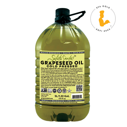 COLD PRESSED GRAPESEED OIL 5 LITER PET