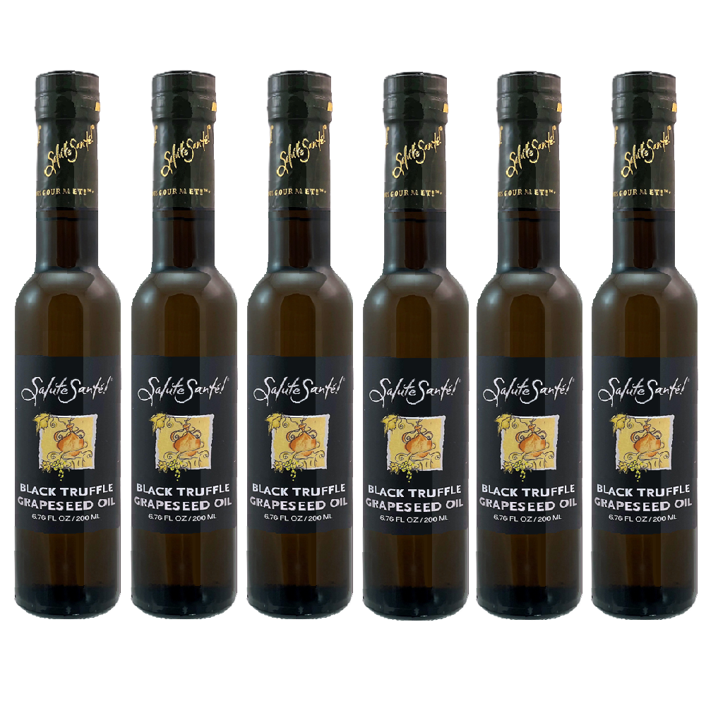 Infused Black Truffle Grapeseed Oil 6-PACK