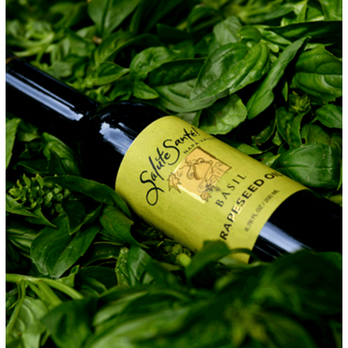 Basil Grapeseed Oil 200ml bottle