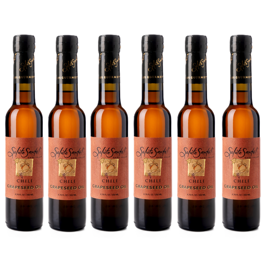 Chili Grapeseed Oil 200ml bottle 6-PACK