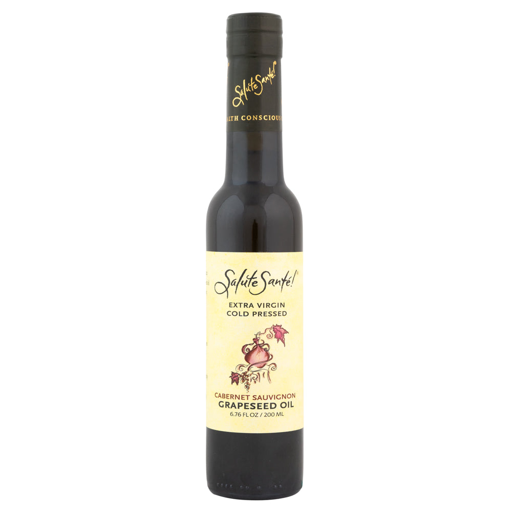 Extra Virgin Cold Pressed Cabernet Sauvignon Grapeseed Oil 200ml bottle