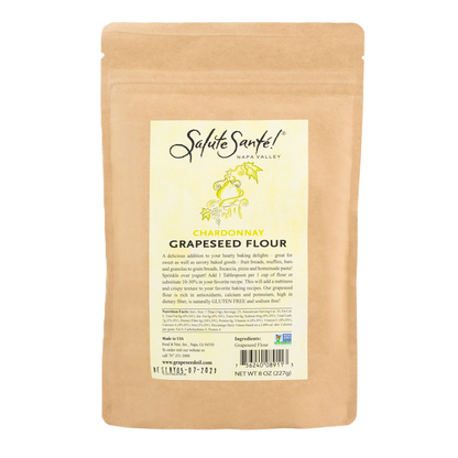 Chardonnay Grapeseed Flour 1/2 LB