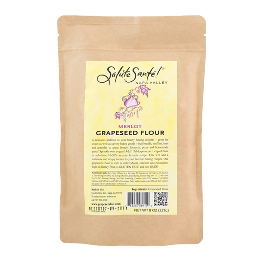 Merlot Grapeseed Flour 1/2 LB