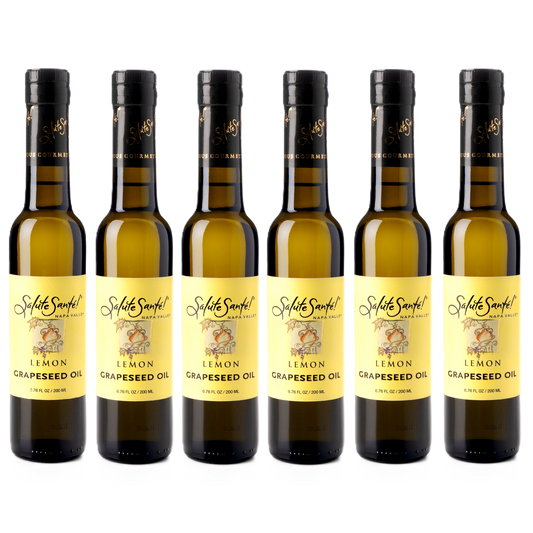 Lemon Grapeseed Oil 200ml bottle 6-PACK