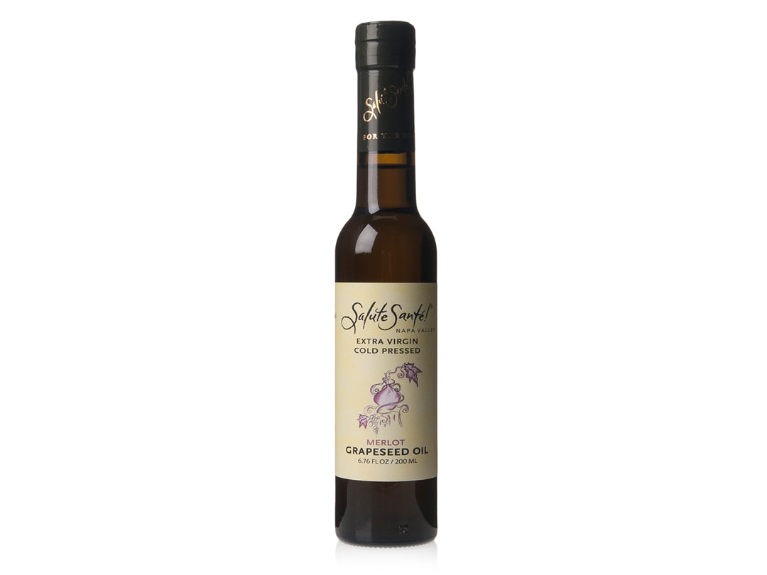 Extra Virgin Cold Pressed Merlot Grapeseed Oil 200ml bottle