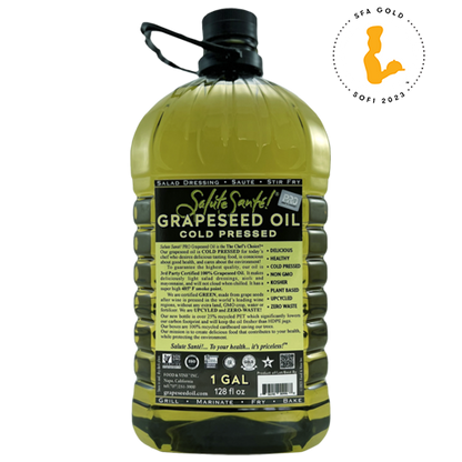 COLD PRESSED GRAPESEED OIL 1 GAL