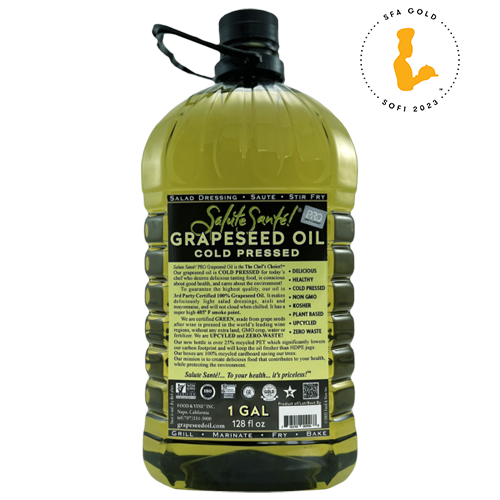COLD PRESSED GRAPESEED OIL 1 GAL