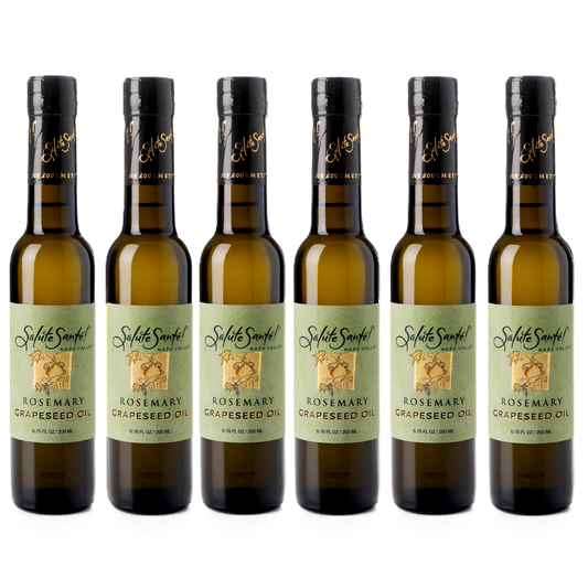 Rosemary Grapeseed Oil 200ml bottle 6-PACK