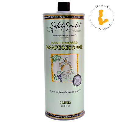 COLD PRESSED GRAPESEED OIL 1L CAN