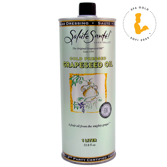 COLD PRESSED GRAPESEED OIL 1L CAN