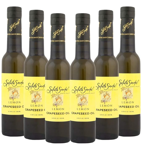 Lemon Grapeseed Oil 200ml bottle 6-PACK