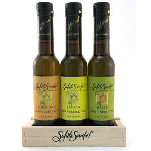 Roasted Garlic, Lemon, Basil Grapeseed Oil TRIO